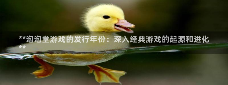 天辰注册会员多少钱：**泡泡堂游戏的发行年份：深入经典游戏的起源和进化
**