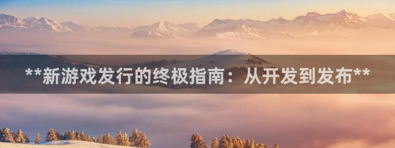 天辰娱乐还能玩吗?：**新游戏发行的终极指南：从开发到发布**